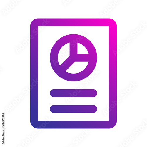 report gradient icon