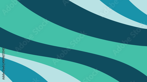 Abstract Swirling Waves Pattern in Teal and Blue Tones curves