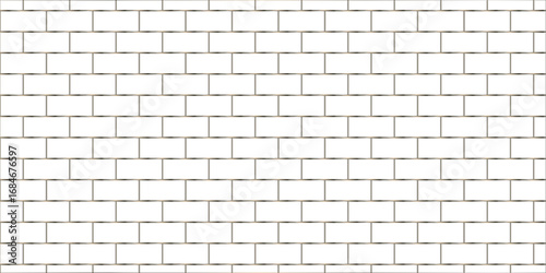White brick wall background. Architecture construction stone block brick wallpaper. seamless building cement concrete wall grunge background.	