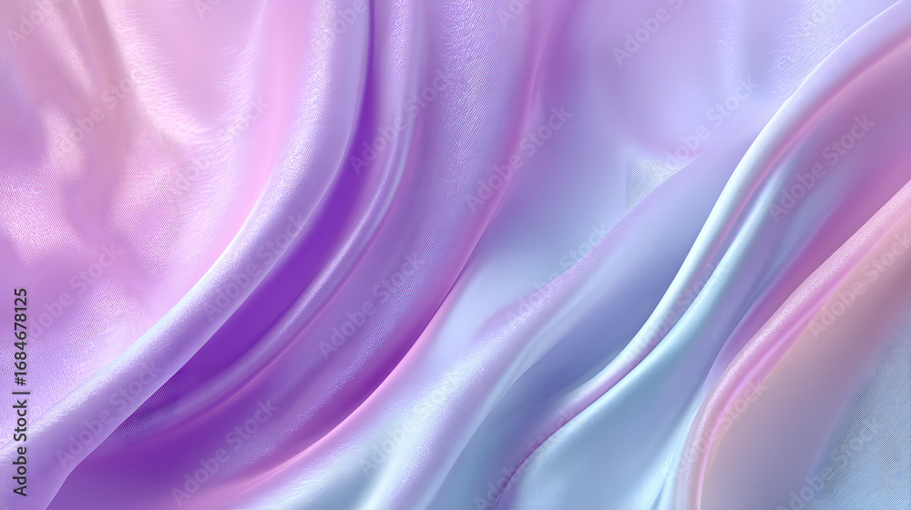 Obraz premium abstract background with flowing silk in vibrant jazzy colors creating elegant and luxurious atmosphere