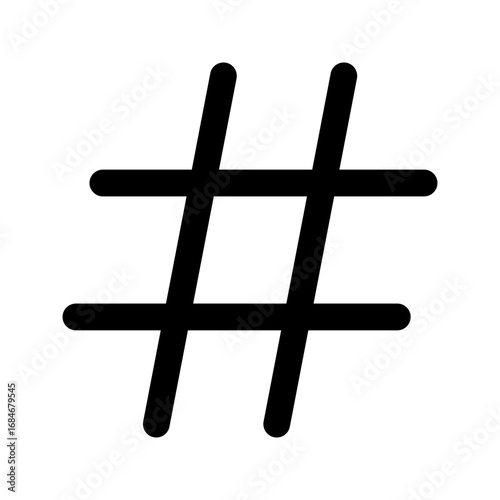 hashtag line icon