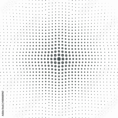 Abstract Halftone Dot Pattern Background