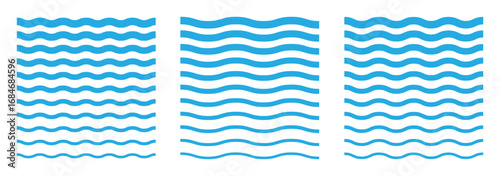 set of wavy or zigzag lines. Horizontal thin lines wave. Dotted line. Wave thin line background. 