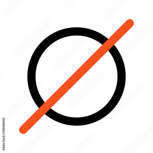 null outline color icon