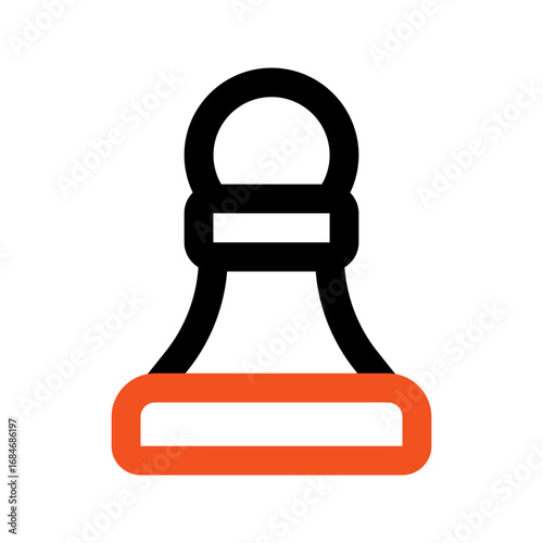 pawn outline color icon