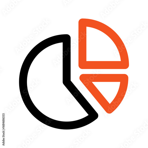 segmentation outline color icon