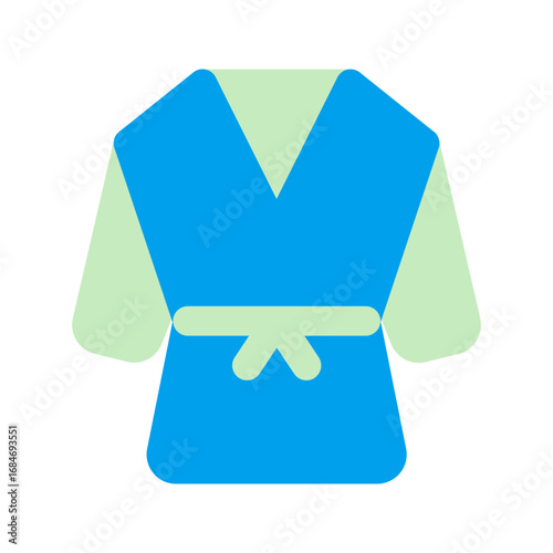 kimono duo tone icon