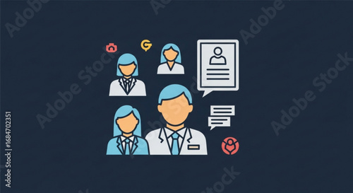 Hr department team recruitment process job interview candidate selection hiring human resources management