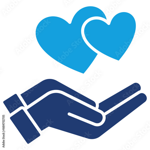 Honesty Flat Blue Icon