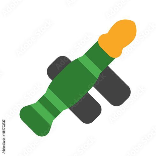 bazooka flat icon