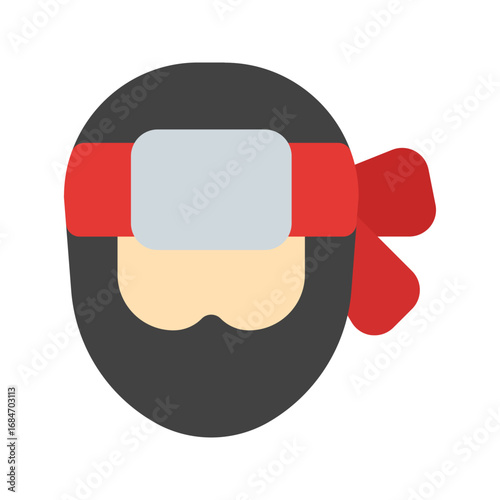 ninja flat icon