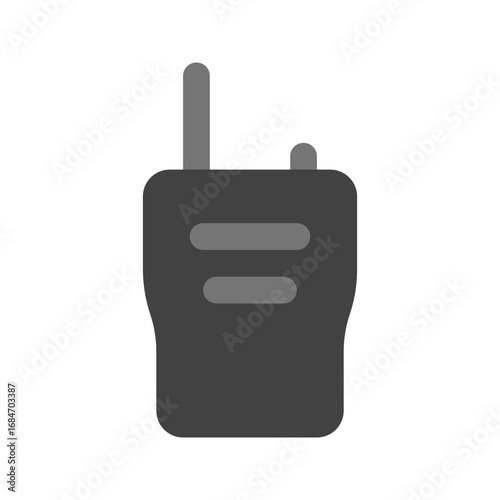 walkie talkie flat icon
