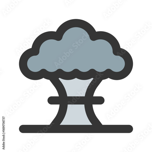 explosion outline fill icon