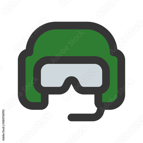 pilot outline fill icon