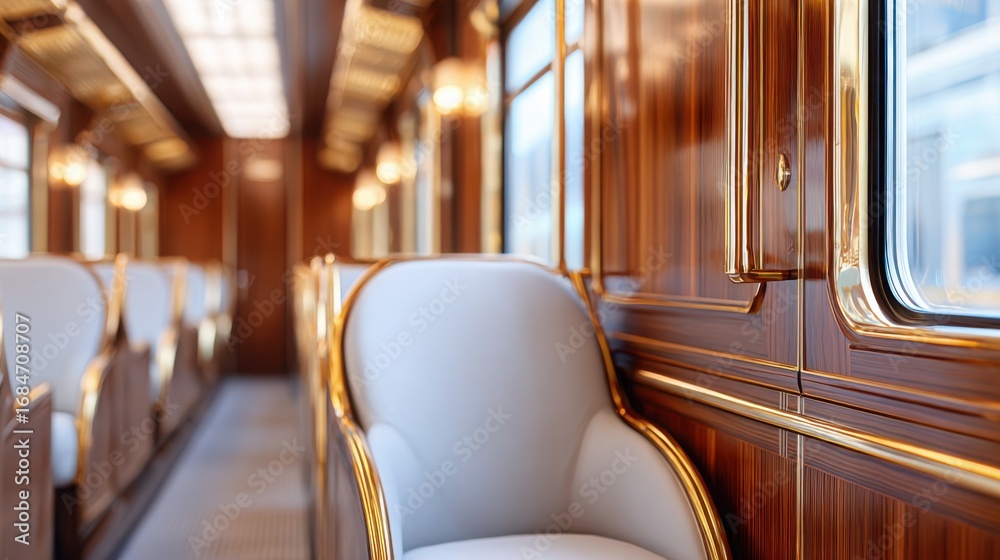 Fototapeta premium interior of a train