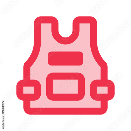 armor outline fill icon