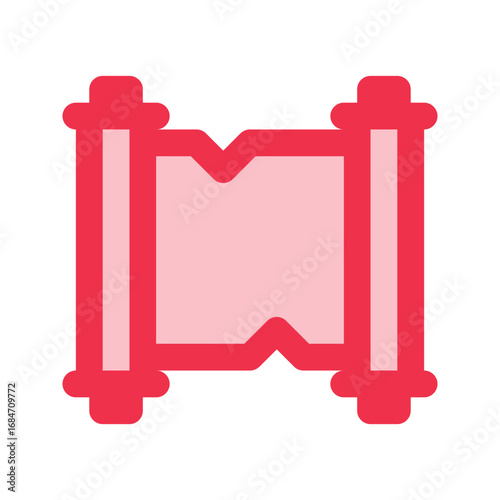scroll outline fill icon