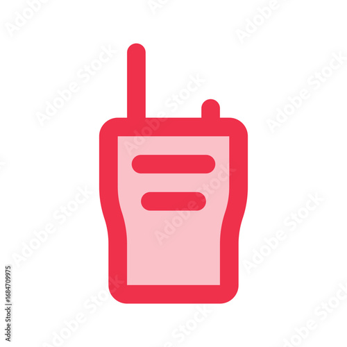 walkie talkie outline fill icon