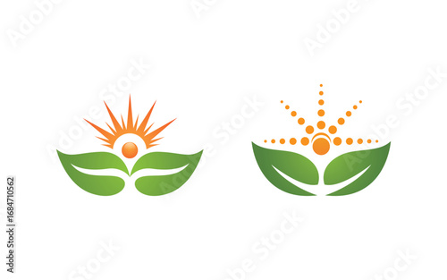 Tree leaf ecology nature  Healthy vegan concept element v4.48