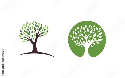 Tree leaf ecology nature  Healthy vegan concept element v4.53
