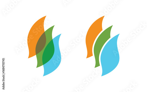 Tree leaf ecology nature  Healthy vegan concept element v4.55