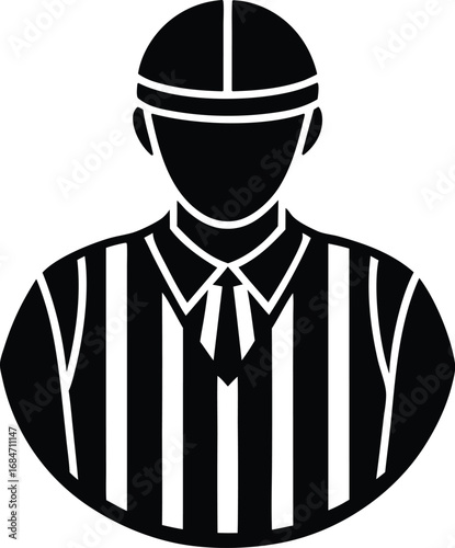 Basketball referee vector icon.eps