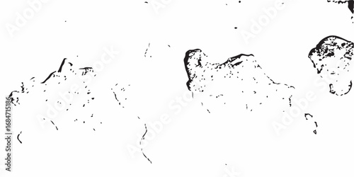 Distressed black texture. Distress Overlay Texture. Subtle grain texture overlay. White background on cement floor texture. Grey plaster facade house wall with dark cracks. White black grey wall,