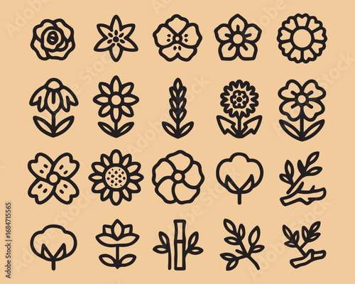 Medical flowers 
