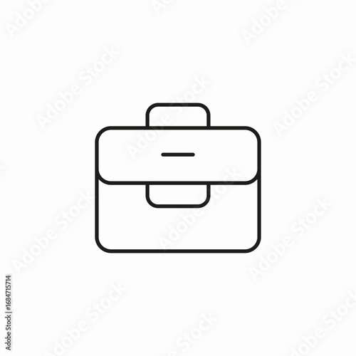 business briefcase icon icon sign vector
