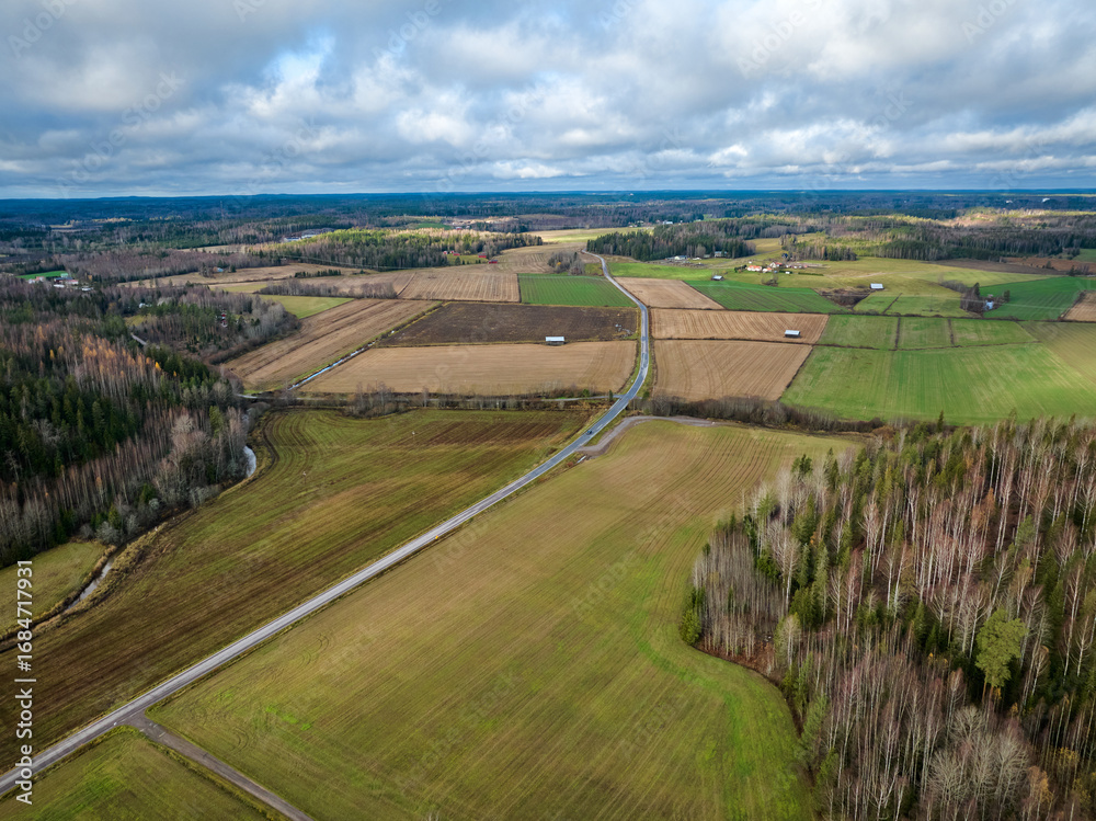 Naklejka premium view of the countryside