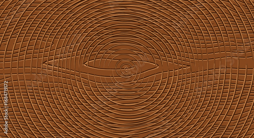 Wallpaper Mural Brown concentric circles texture design. Torontodigital.ca