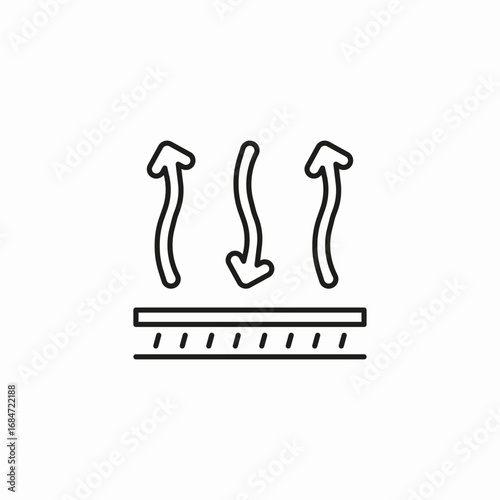 dry quick airflow icon sign vector