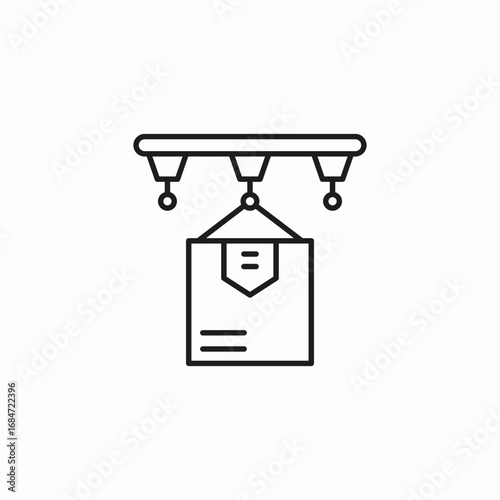 factory automation production icon sign vector