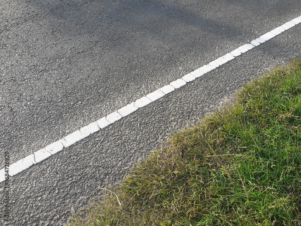 Fototapeta premium Expressway edge in rural Asia