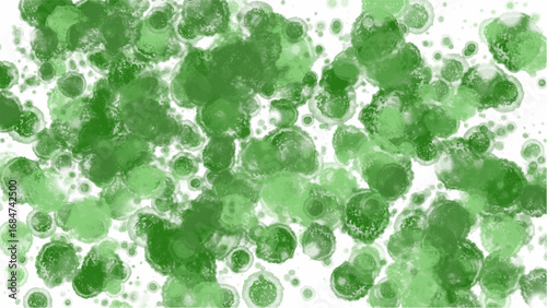Green watercolor background with copyspace for your design. vector.