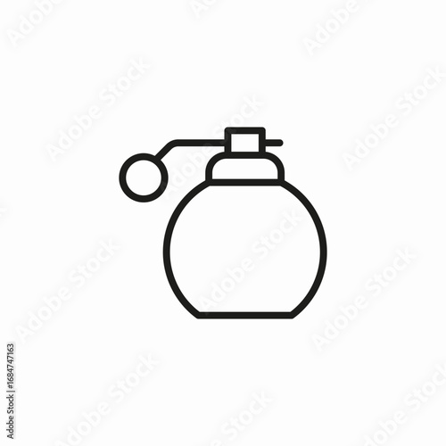 classic perfume bottle icon sign vector