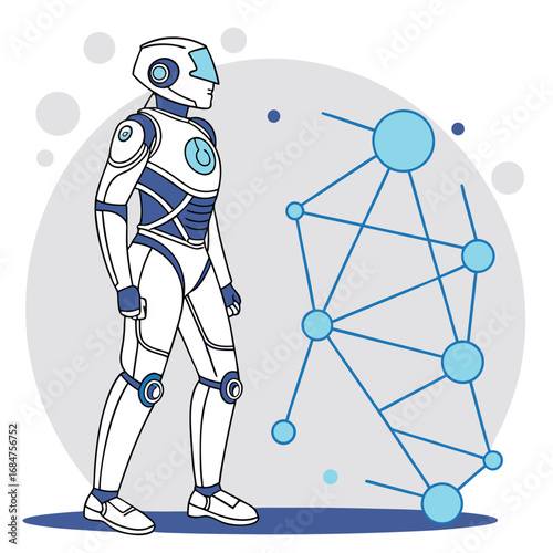 Artificial intelligence concept vector generated by ai
