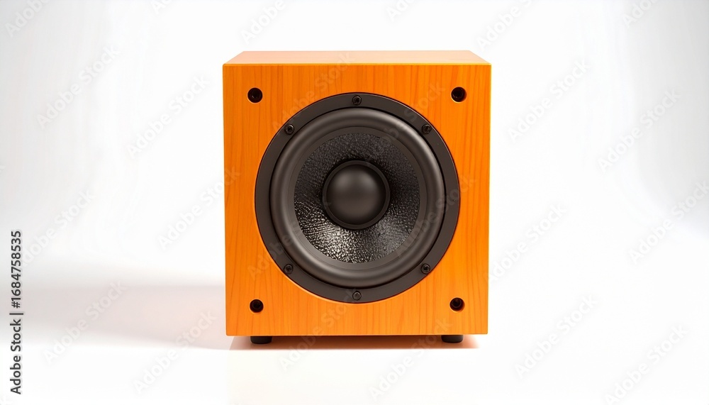 Fototapeta premium speaker isolated on white background