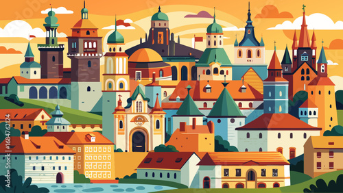 Kraków’s Historic Centre in Poland reveals Gothic churches, Renaissance courtyards, royal castles, and lively squares, representing centuries of European history, art, and scholarship.