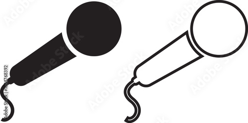 Microphone Silhouette and Line Art,Black and White Microphone Icons

Speech and Recording Icon Set

Podcast and Karaoke Mic Graphic

Microphone Symbol for Audio

Interview Mic Vector Icons