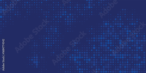 abstract halftone texture blue background in geometric style Dots pop art comics with best seller Vector ilustration