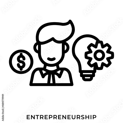 Entrepreneurship Line Icon