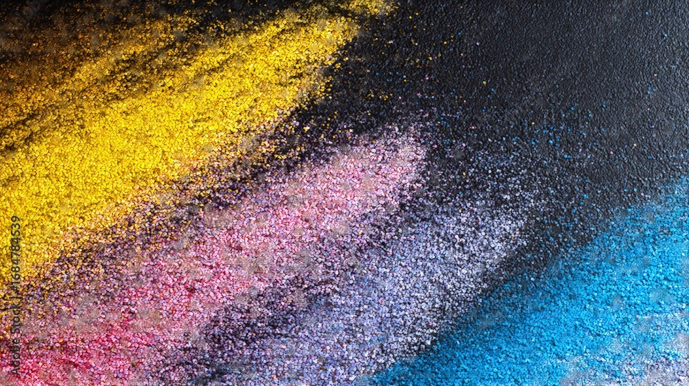 Fototapeta premium Abstract Colorful Paint Texture Design