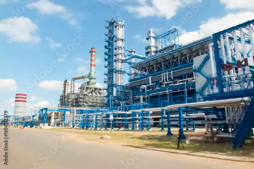Oil refinery furnace and column pipes