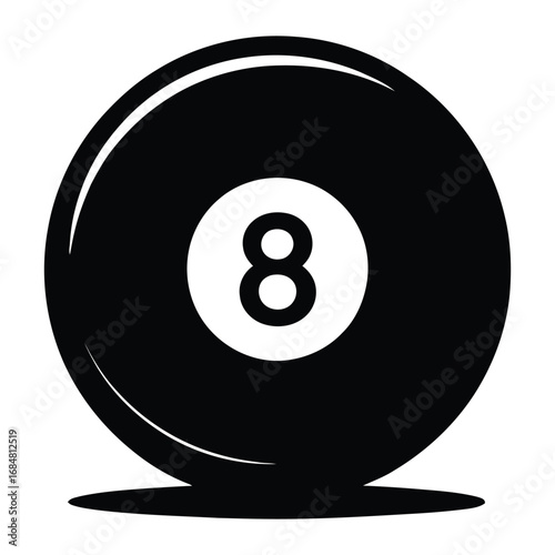 pool ball number eight