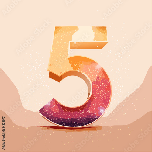 Numeri e Lettere Colorati con Effetto Glitter – Alfabeto e Cifre in Stile Artistico e Brillante