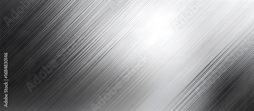 Obraz na płótnie Abstract grayscale diagonal lines background with light gradient