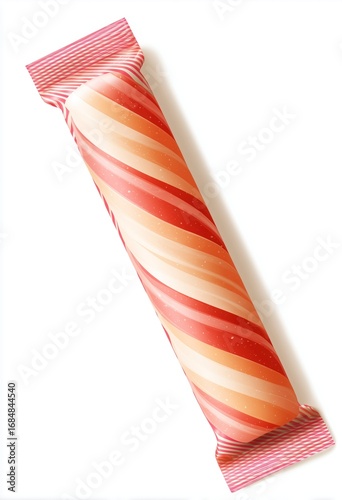 Illustration of Colorful Spiral Striped Candy for Food, Dessert, Festival Decoration and Other Scenarios