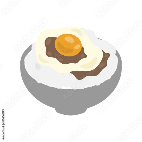 卵かけごはん　イラスト