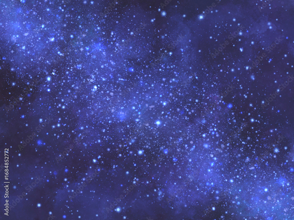 Fototapeta premium 星宇宙風のイラスト素材